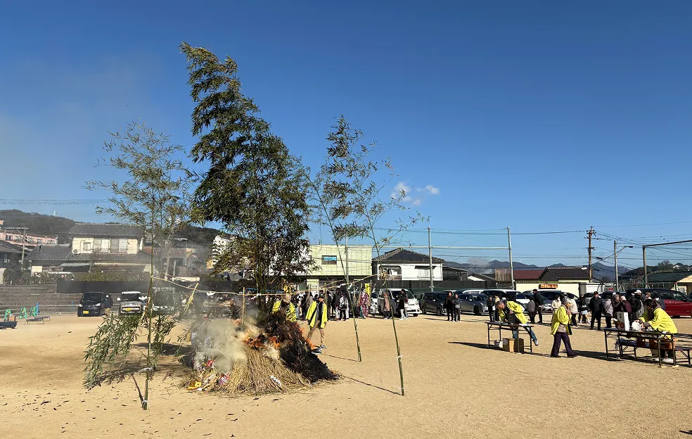 1月12日 どんど焼きイベント風景3