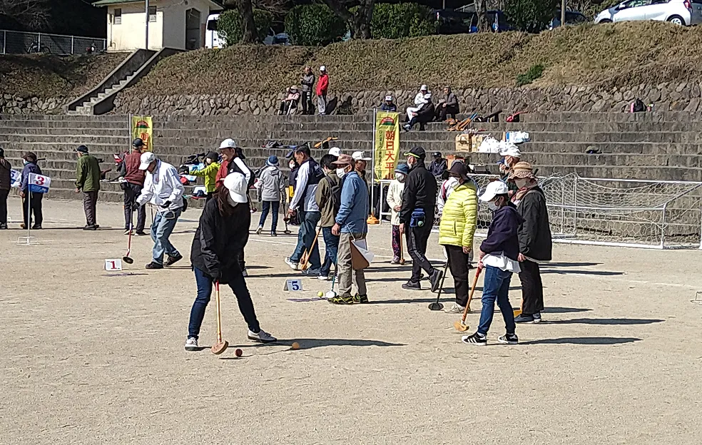 3月15日 三世代ふれあいグラウンドゴルフ大会イベント風景1