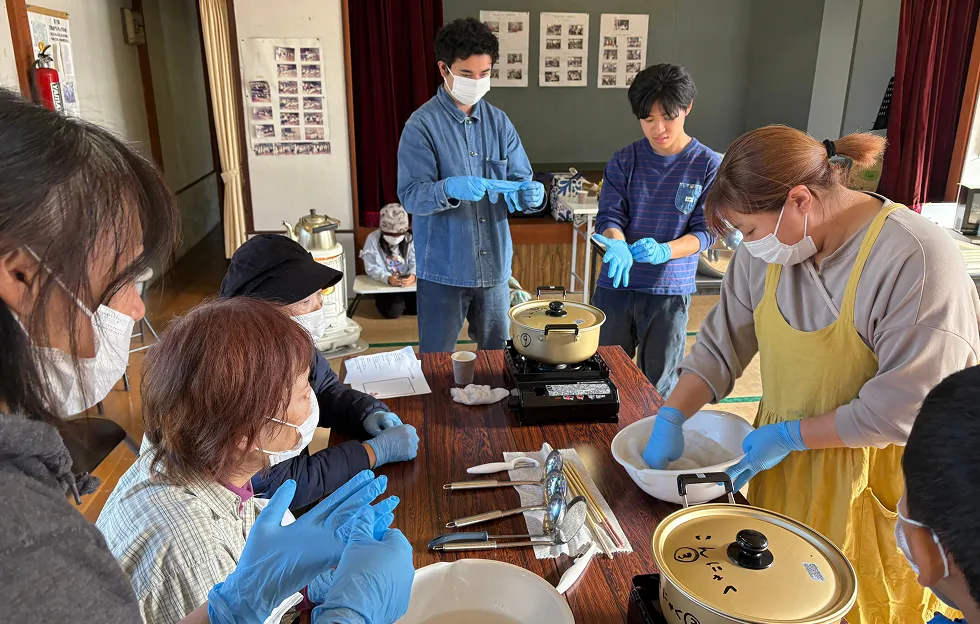 11月24日 天間こんにゃく作り体験