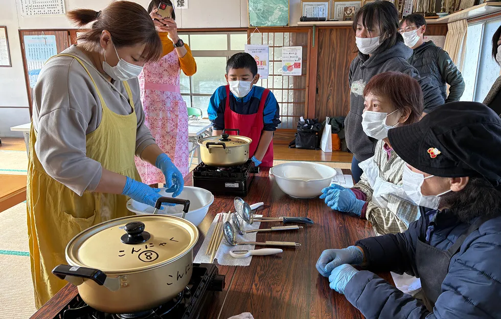 11月24日 天間こんにゃく作り体験