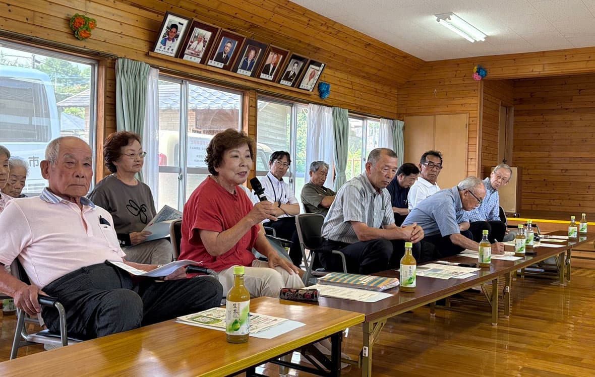 杵築市奈狩江地区住民自治協議会の視察受入3