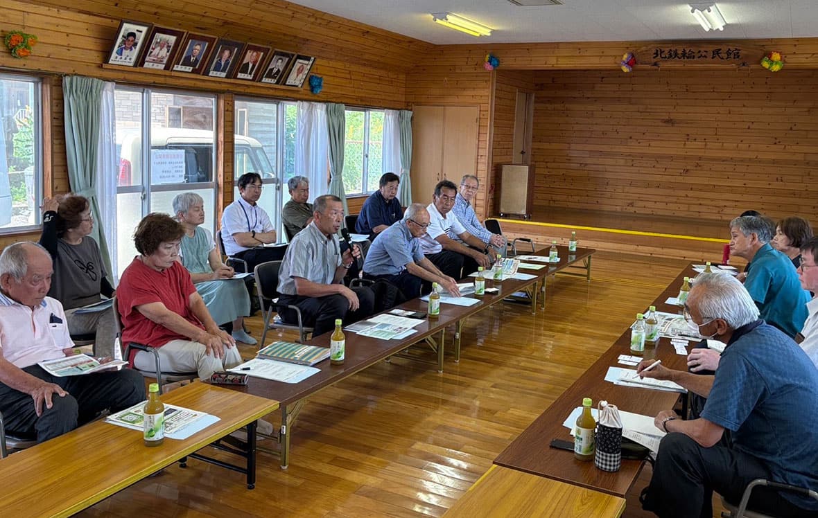 杵築市奈狩江地区住民自治協議会の視察受入6