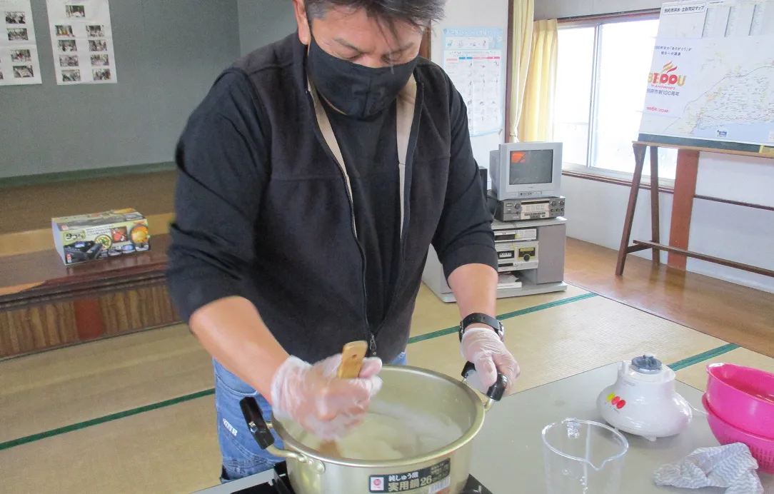 2025年3月8日 こんにゃく作り6