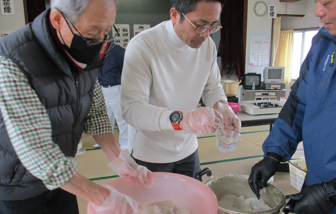 2025年3月8日 こんにゃく作り13